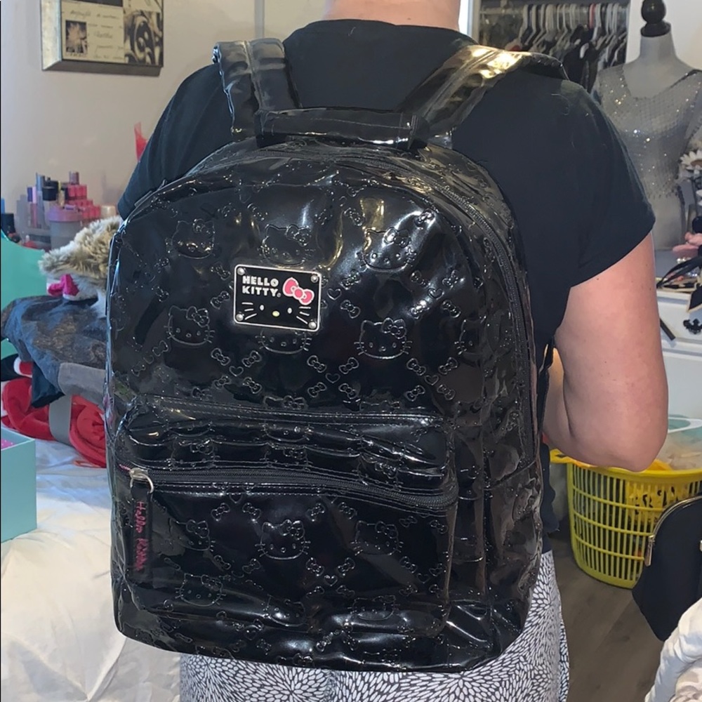 Black Hello kitty backpack